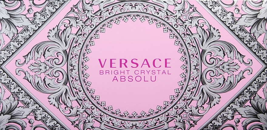 Versace Bright Crystal Absolu - Duftset (Eau de Parfum 90ml + Körperlotion 100ml + Kosmetiktasche) — Foto N1