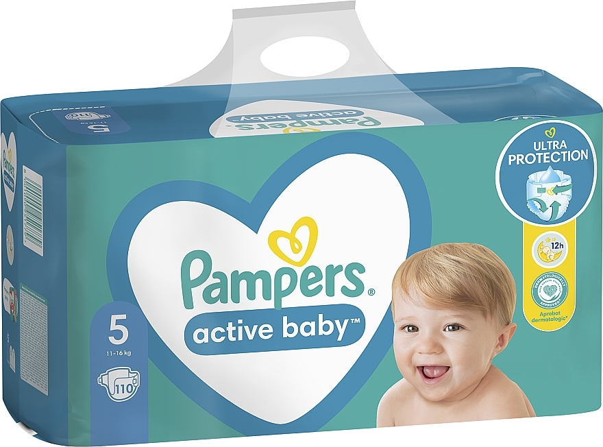 Windeln Active Baby 5 (11-16 kg) 110 St. - Pampers — Bild N10