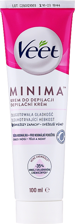 Enthaarungscreme für normale Haut - Veet Minima Normal Skin Hair Removal Cream — Bild N3