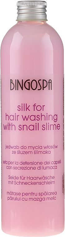 Seide zum Haarwaschen mit Schneckenschleim - BingoSpa Silk For Hair Washing With Snail Slime — Bild N1