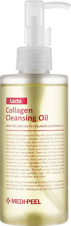 Hydrophiles Öl mit Probiotika und Kollagen - Medi Peel Red Lacto Collagen Cleansing Oil — Bild N1