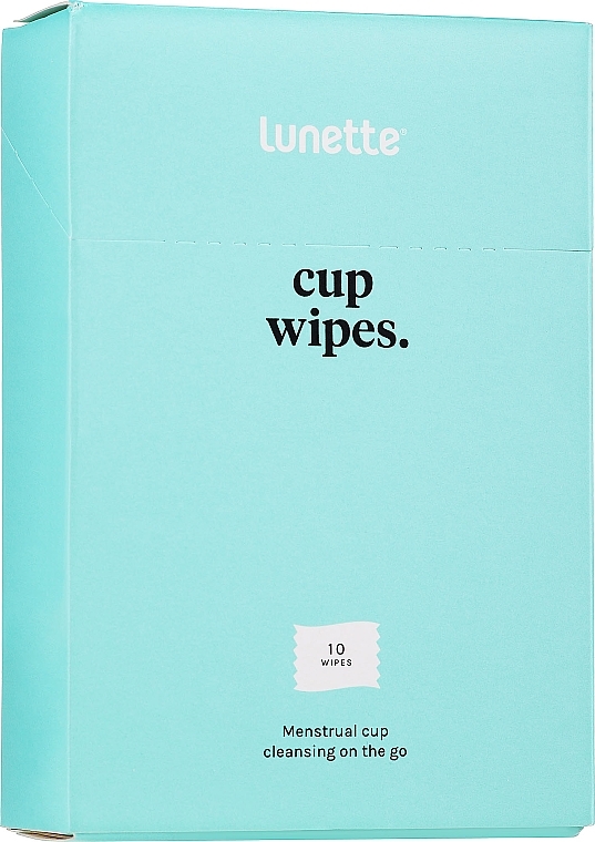Tücher zum Reinigen von Menstruationstassen 10 St. - Lunette Cupwipes Cleaning Wipes — Bild N1