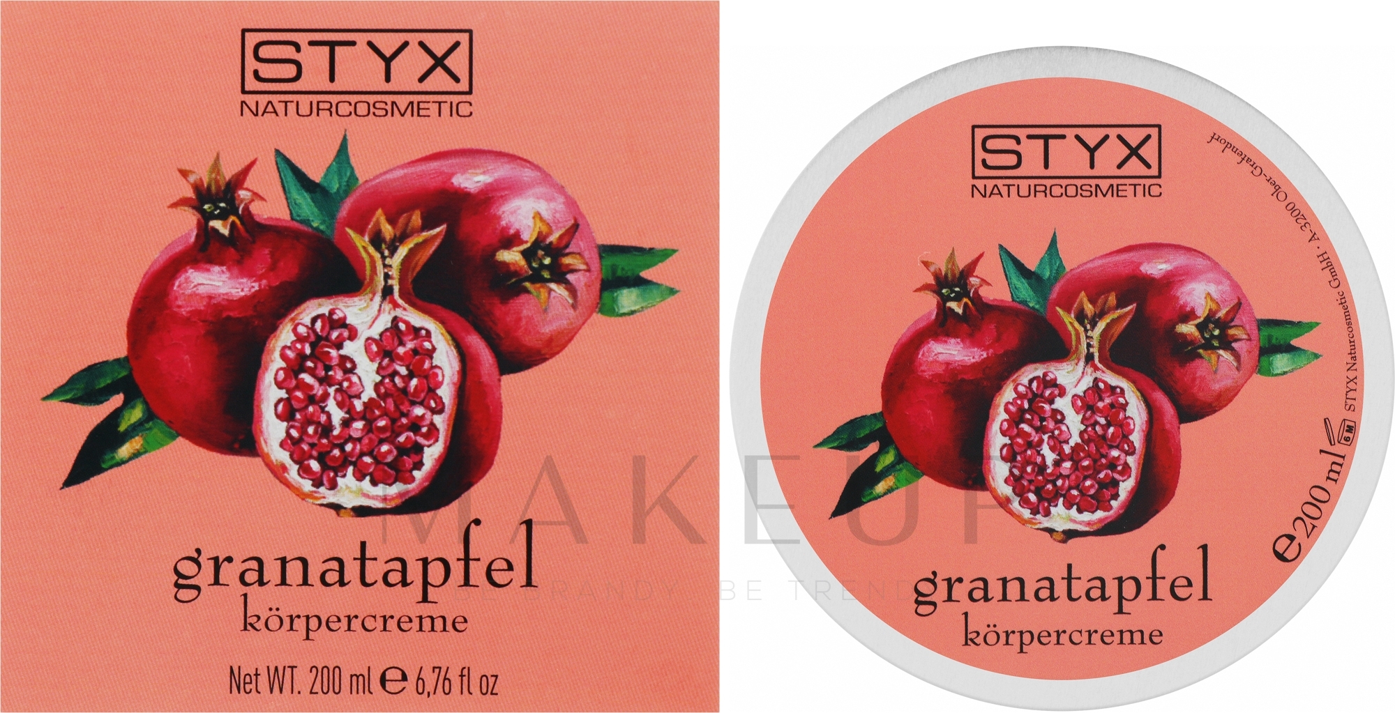 Körpercreme mit Granatapfel - Styx Naturcosmetic Body Cream — Bild 200 ml