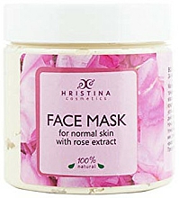 Gesichtsmaske Rose - Hristina Cosmetics Rose Extract Face Mask — Bild N1