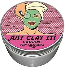 Beruhigende und weichmachende rosafarbene Gesichtserde - New Anna Cosmetics Just Clay It! Soothing Softening Pink Amazonian Clay — Bild N1