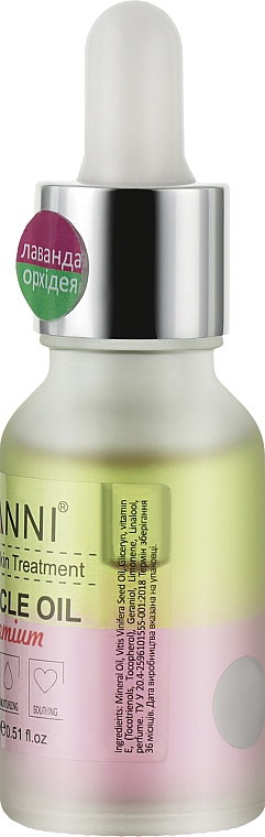 Zweiphasiges Nagelhautöl Lavendel und Orchidee - Canni Cuticle Oil Premium — Bild N3