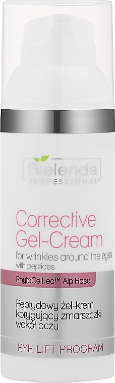 Korrigierende Gesichtsgel-Creme mit Peptiden für die Augenpartie - Bielenda Professional Eye Lift Program Corrective Gel-Cream — Foto N1
