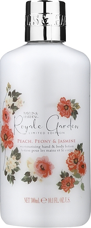 Körperpflegeset 5-tlg. - Baylis & Harding Royale Garden (Duschcreme 300ml + Hand- und Körperlotion 300ml + Waschgel für Körper 125 ml + Duschgel 125ml + Duschkorb)  — Bild N4