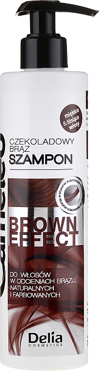 Shampoo für braun gefärbtes oder braunes Haar - Delia Cameleo Brown Effect Shampoo — Bild N1