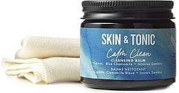 Düfte, Parfümerie und Kosmetik Gesichtspflegeset - Skin&Tonic Calm Clean Cleansing Set (Reinigungsbalsam 50 g + Reinigungstuch 1 St.)