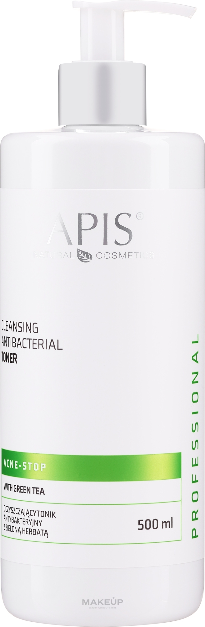 Antibakterielles Gesichtsreinigungstonikum mit Extrakt aus grünem Tee - APIS Professional Cleansing Antibacterial Tonic — Foto 500 ml
