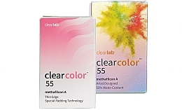 Düfte, Parfümerie und Kosmetik Farbige Kontaktlinsen Olive 2 St. - Clearlab Clearcolor 55