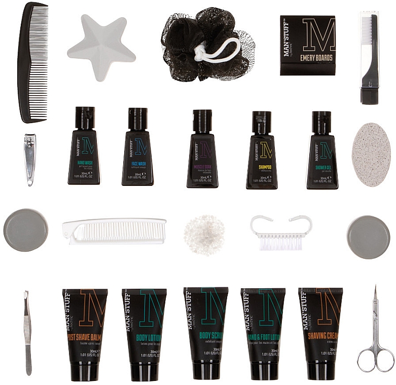 Adventskalender-Set 24 St. - Technic Cosmetics Man'Stuff Toiletry Advent Calendar — Bild N2