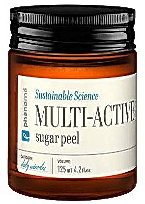 2in1 Zuckerpeeling und Maske für das Gesicht mit Erdbeer- und Rosensamen - Phenome Multi Active Sugar Peel — Bild N1