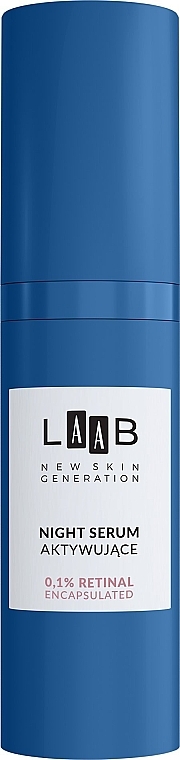 Nachtserum für das Gesicht mit Retinol  - AA Cosmetics LAAB Night Serum 0.1% Retinal  — Bild N2