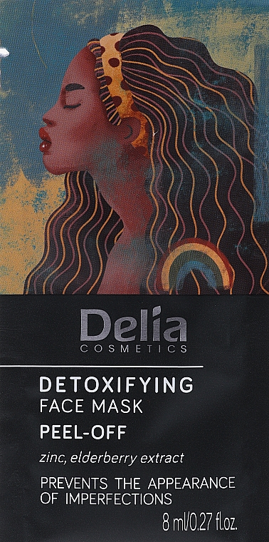 Detox-Gesichtsmaske - Delia Cosmetics Detoxifying Peel-Off Face Mask — Bild N1