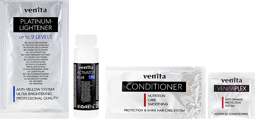Haaraufheller bis zu 9 Stufen - Venita Plex Platinum Lightener — Foto N2