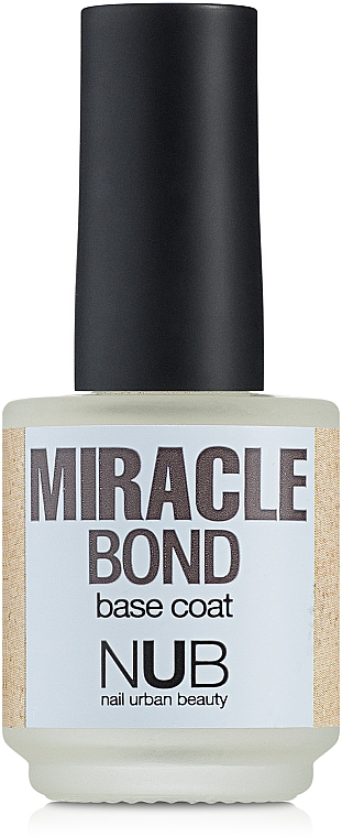 Gummibasis für Nagellack - NUB Miracle Bond Base Coat — Bild N1