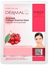 Düfte, Parfümerie und Kosmetik Tuchmaske mit Kollagen und Acerola  - Dermal Acerola Collagen Essence Mask 