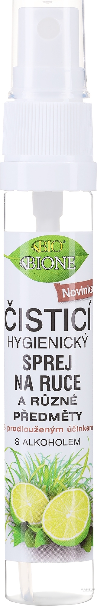 Antibakterielles Handspray mit Zitronengras - Bione Cosmetics Lemongrass — Bild 27 ml