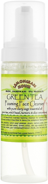 Waschschaum Grüner Tee - Lemongrass House Green Tea Foaming Face Cleanser — Bild N2