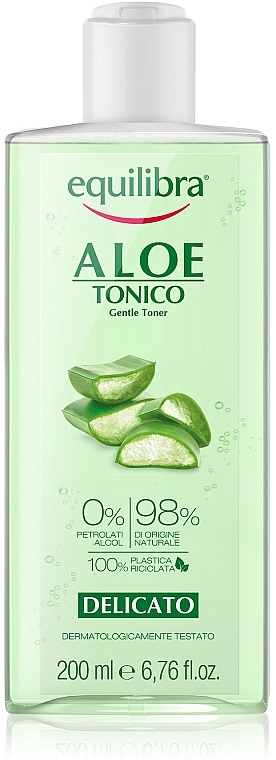 Erfrischendes Gesichtstonikum für normale und Mischhaut - Equilibra Aloe Line Tonic — Bild N1
