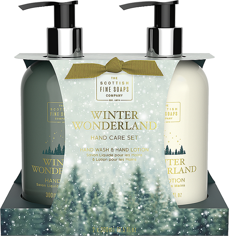 Handpflegeset - Scottish Fine Soaps Winter Wonderland Hand Care Set (Flüssigseife 300ml + Handlotion 300ml) — Bild N1