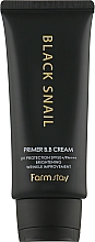 Düfte, Parfümerie und Kosmetik BB-Creme mit schwarzem Schneckenmucin - FarmStay Black Snail Primer BB Cream SPF50+/PA