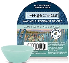 Düfte, Parfümerie und Kosmetik Aromatisches Wachs - Yankee Candle Signature Aloe & Agave Wax Melt