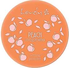 Düfte, Parfümerie und Kosmetik Transparenter loser Gesichtspuder - Lovely Peach Loose Powder Setting Powder