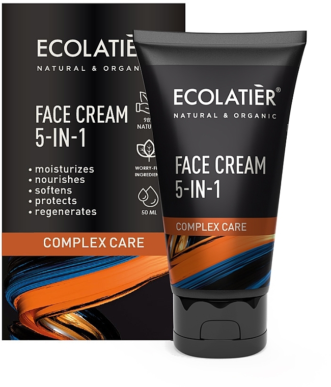 5in1 Gesichtscreme - Ecolatier Face Cream 5-in-1 — Bild N1