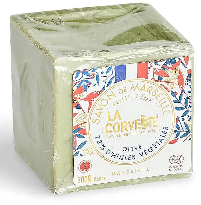 Traditionelle Marseiller Seife - La Corvette Cube Olive 72% Soap Limited Edition — Bild N2