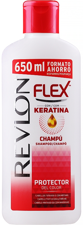 Farbschutz-Shampoo für coloriertes Haar - Revlon Flex Keratin Shampoo Dyed&highlighted Hair — Bild N1