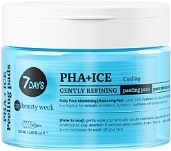 Düfte, Parfümerie und Kosmetik Sanft reinigende Peeling-Pads für das Gesicht - 7 Days My Beauty Week Gently Refining Peeling Pads 