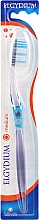 Düfte, Parfümerie und Kosmetik Zahnbürste mittel Inter-Active blau-transparent - Elgydium Inter-Active Medium Toothbrush