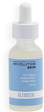Düfte, Parfümerie und Kosmetik Beruhigendes Gesichtsserum - Revolution Skin Blemish Tea Tree & Hydroxycinnamic Acid Serum
