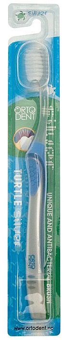Zahnbürste Silver blau - Orto-Dent Midi Toothbrush — Bild N1