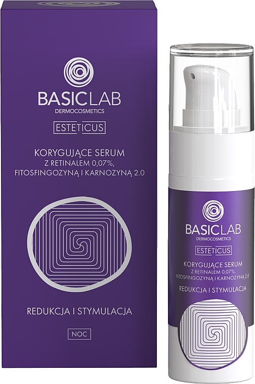 Korrektur-Serum für das Gesicht - BasicLab Dermocosmetics Esteticus — Bild N2