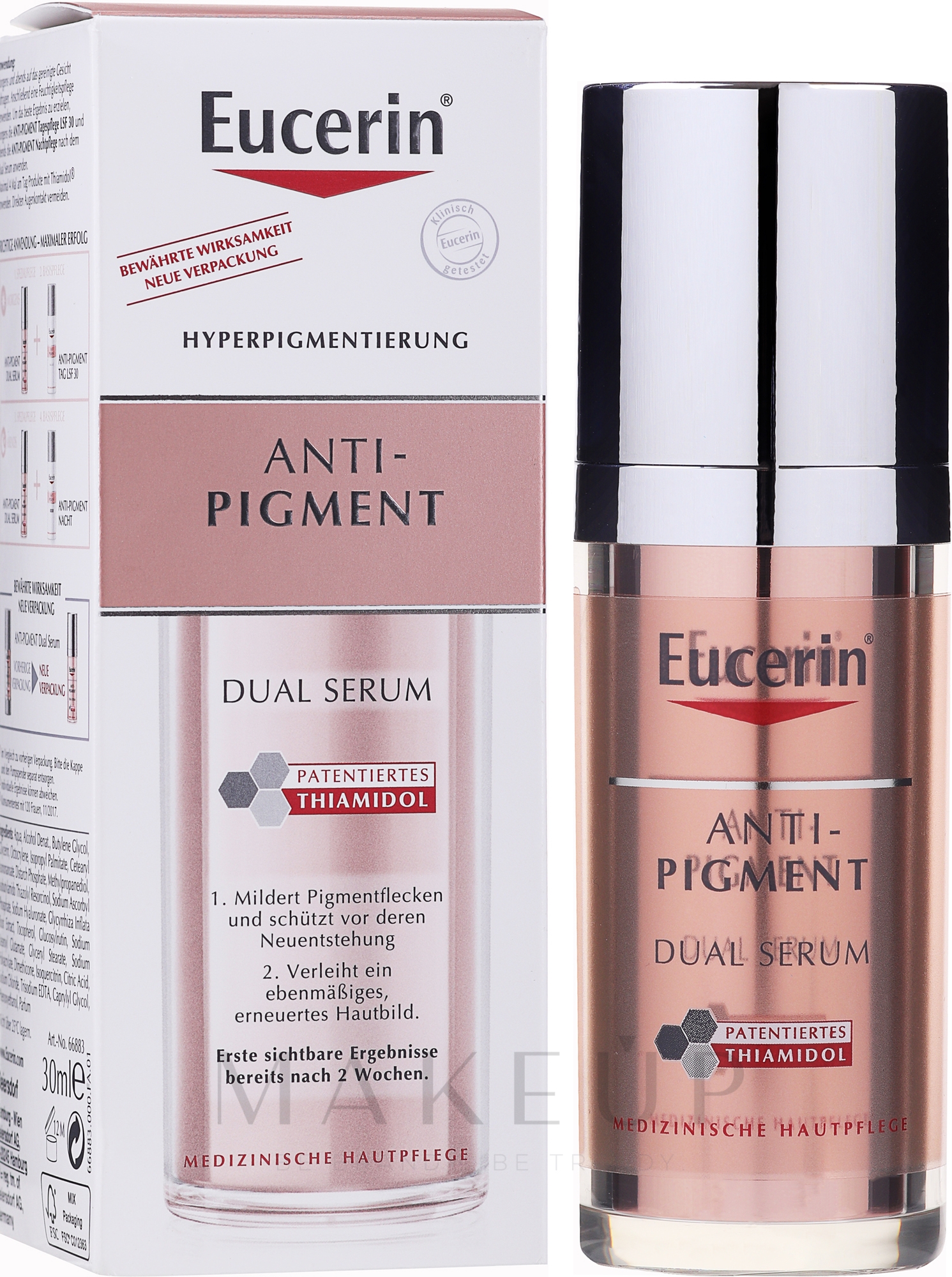 Aufhellendes Serum gegen Pigmentflecken für Gesicht, Hals und Dekolleté - Eucerin Anti-Pigment Serum — Bild 30 ml