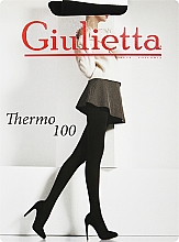 Strumpfhose Thermo 100 Den nero - Giulietta — Bild N1