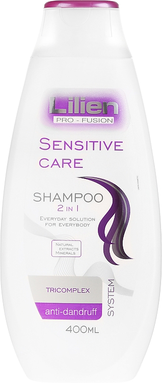 Sanftes Anti-Schuppen Shampoo - Lilien Pro-Fusion 2 In 1 Sensitive Care Shampoo