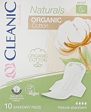 Düfte, Parfümerie und Kosmetik Nacht-Damenbinden mit Bio-Baumwolle 10 St. - Cleanic Naturals Organic Cotton Night