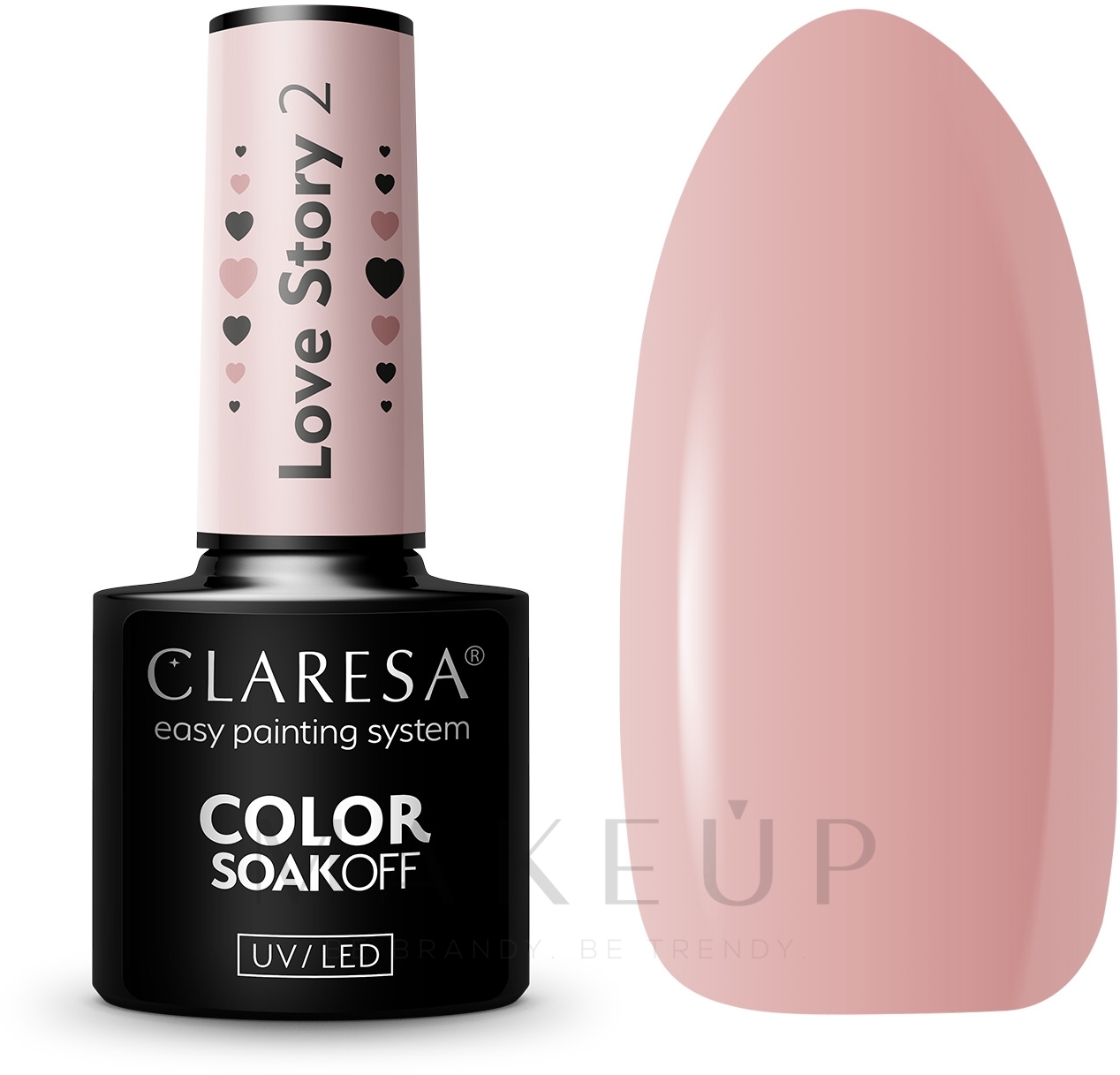 Hybrid-Nagellack - Claresa Color SoakOff UV/LED Love Story — Bild 02