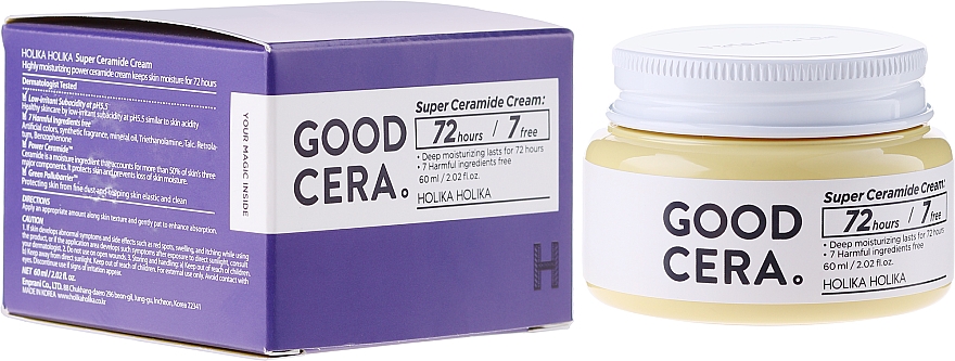 Tief feuchtigkeitsspendende Gesichtscreme mit Ceramiden - Holika Holika Good Cera Super Cream Sensitive