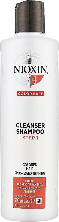 Shampoo für gefärbtes und dünner werdendes Haar - Nioxin Cleanser Shampoo Step 1 — Bild N1