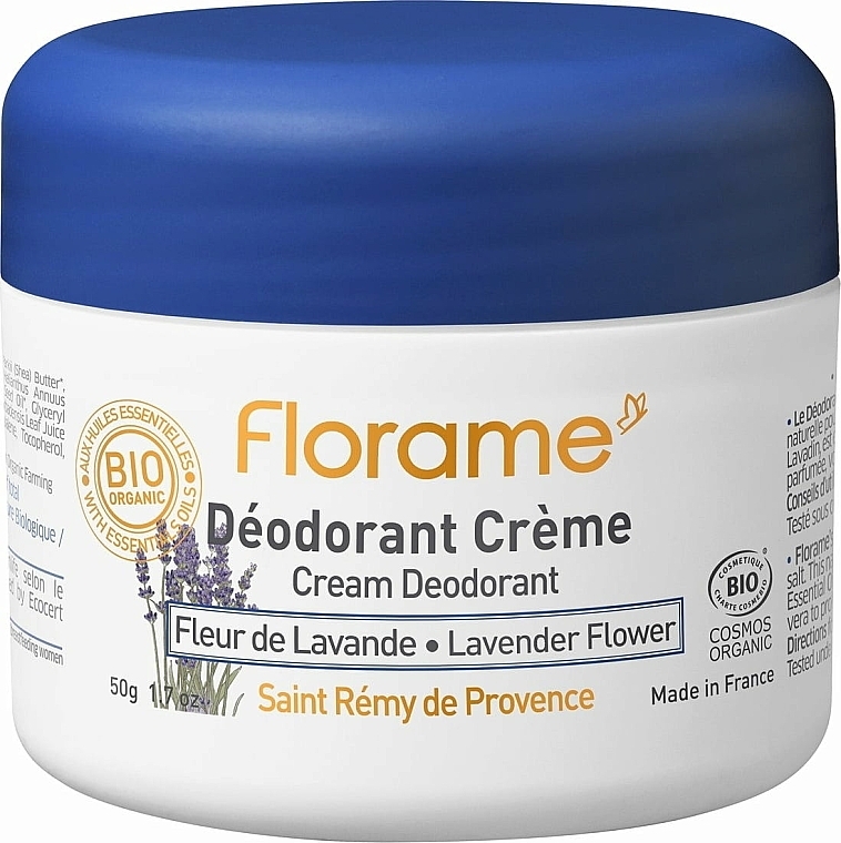 Creme-Deodorant Lavendelblüten - Florame Cream Deodorant Lavender Flower — Bild N1