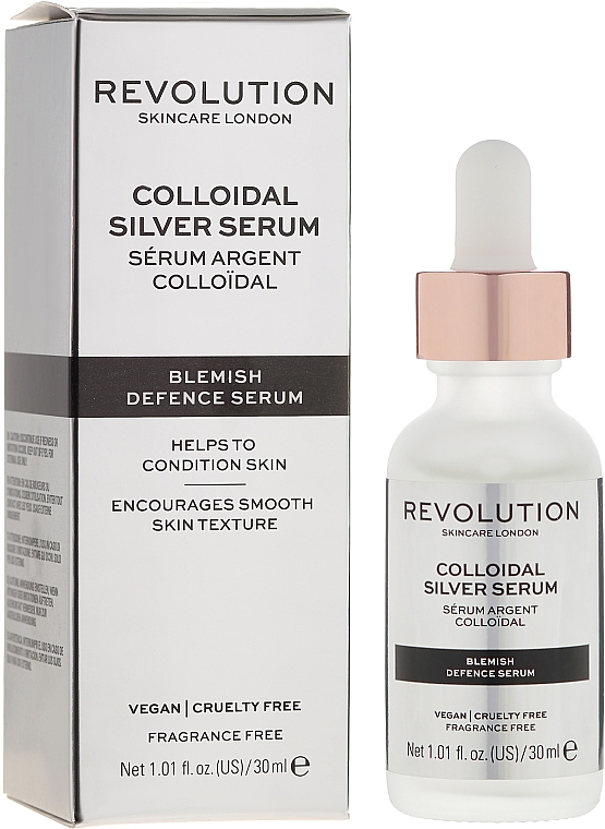 Pflegendes Gesichtsserum mit antibakteriellen Eigenschaften - Revolution Skincare Colloidal Silver Serum — Bild N1