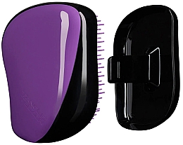 Düfte, Parfümerie und Kosmetik Haarbürste - Tangle Teezer Compact Styler On The Go Detangling Hair Brush Black Violet