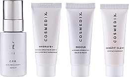 Gesichtspflegeset - Cosmedix Sensitive Skin 4-Piece Essentials Kit (Gesichtsreiniger 15ml + Gesichtsserum 15ml + Gesichtsbalsam 15ml + Gesichtscreme 15ml) — Bild N2