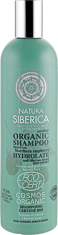 Natura Siberica Certified Organic Volume & Freshness Shampoo - Volumen-Shampoo für fettiges Haar — Bild N1